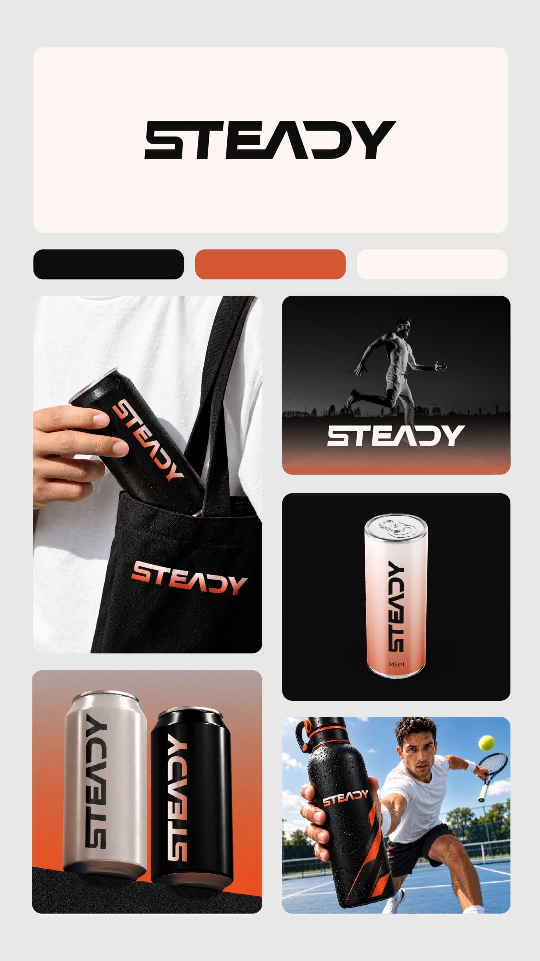 The Steady brand board