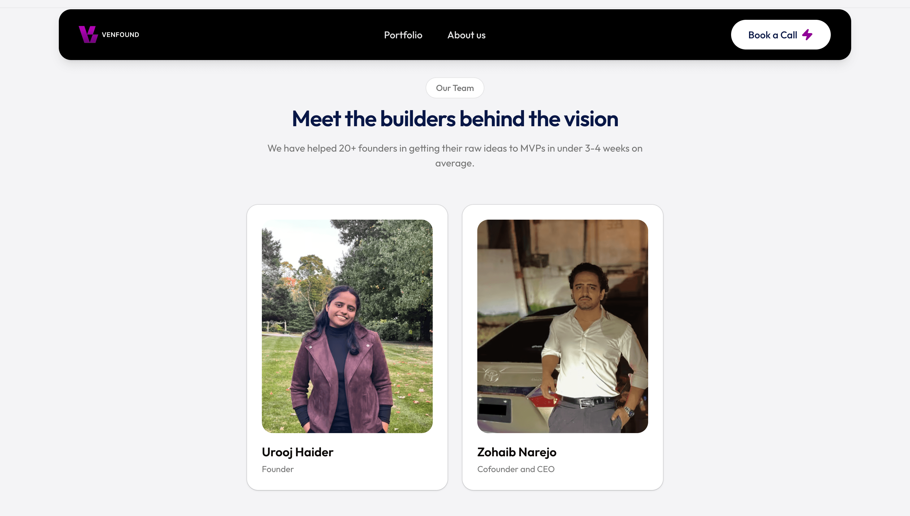 Meet the builders behind Venfound